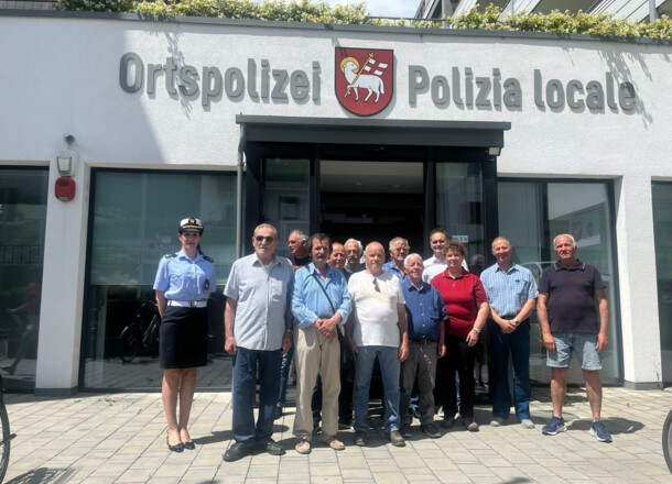 Ringraziamento ai Nonni Vigili del Comune di Bressanone