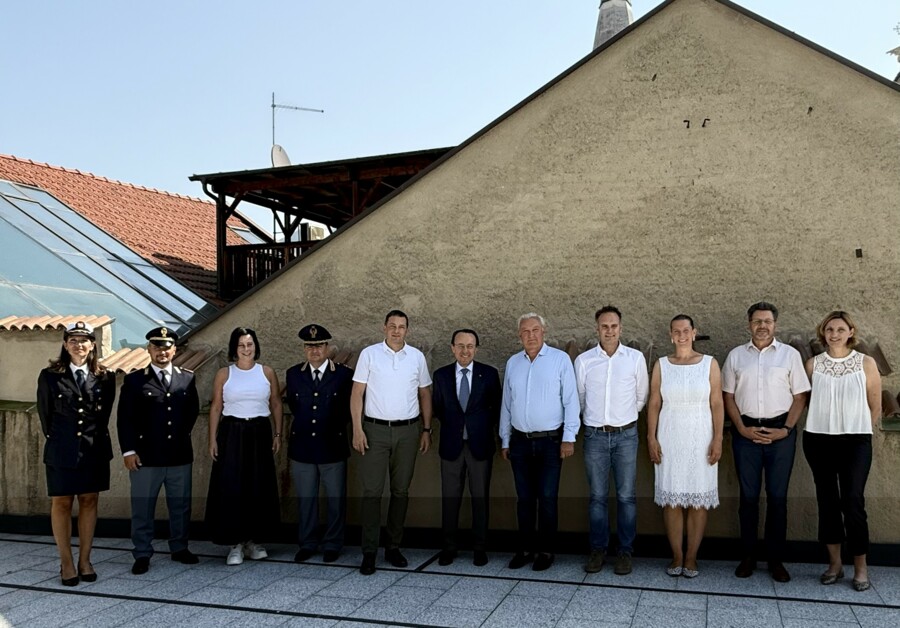 Incontro dell’amministrazione comunale di Bressanone con il nuovo Questore Giuseppe Ferrari