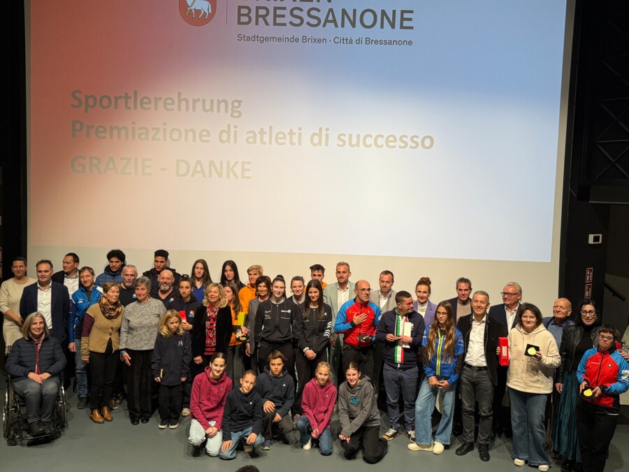 Lo sport unisce – Bressanone premia i suoi atleti più meritevoli