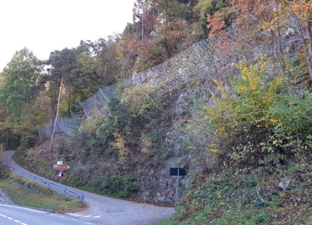 Conclusi i lavori delle opere paramassi in via Mac Nutt nell’ambito della Protezione Civile